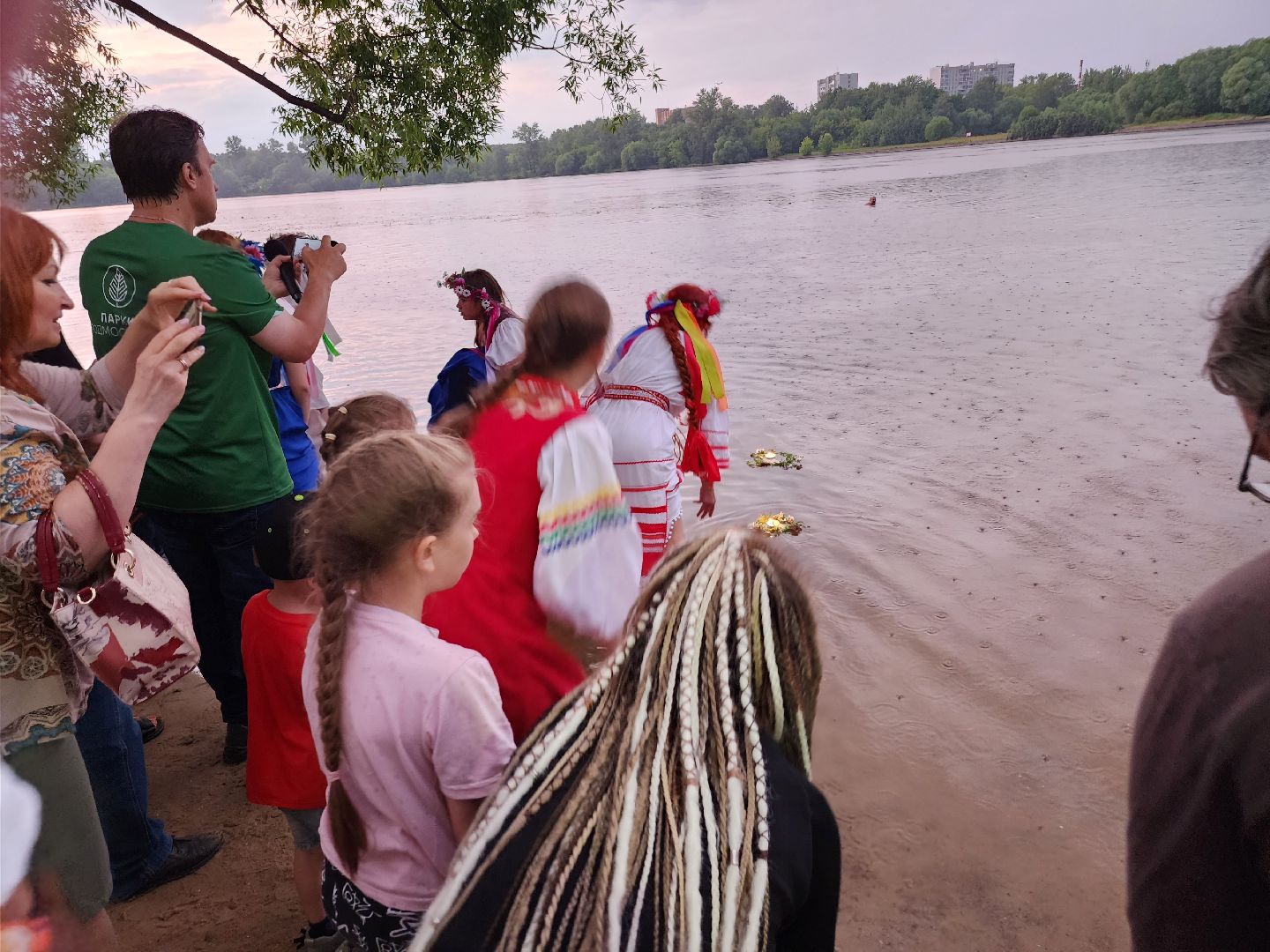 Долгопрудный, Ивана-Купала, обряд, огонь, венок