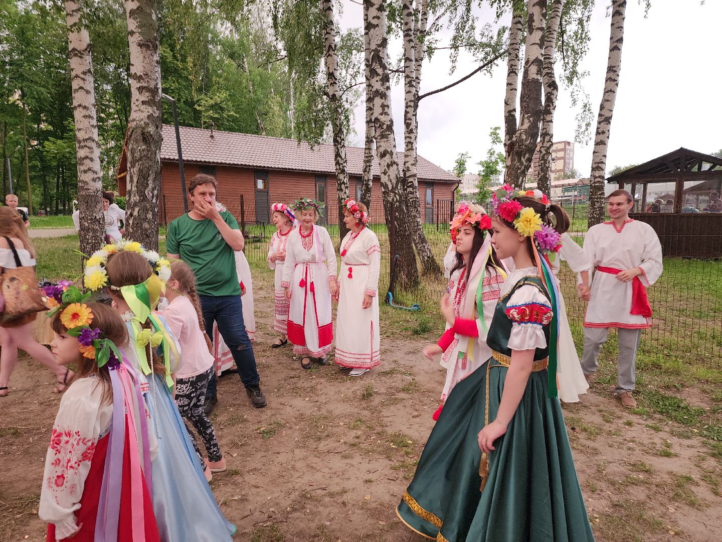 Долгопрудный, Ивана-Купала, обряд, огонь, венок