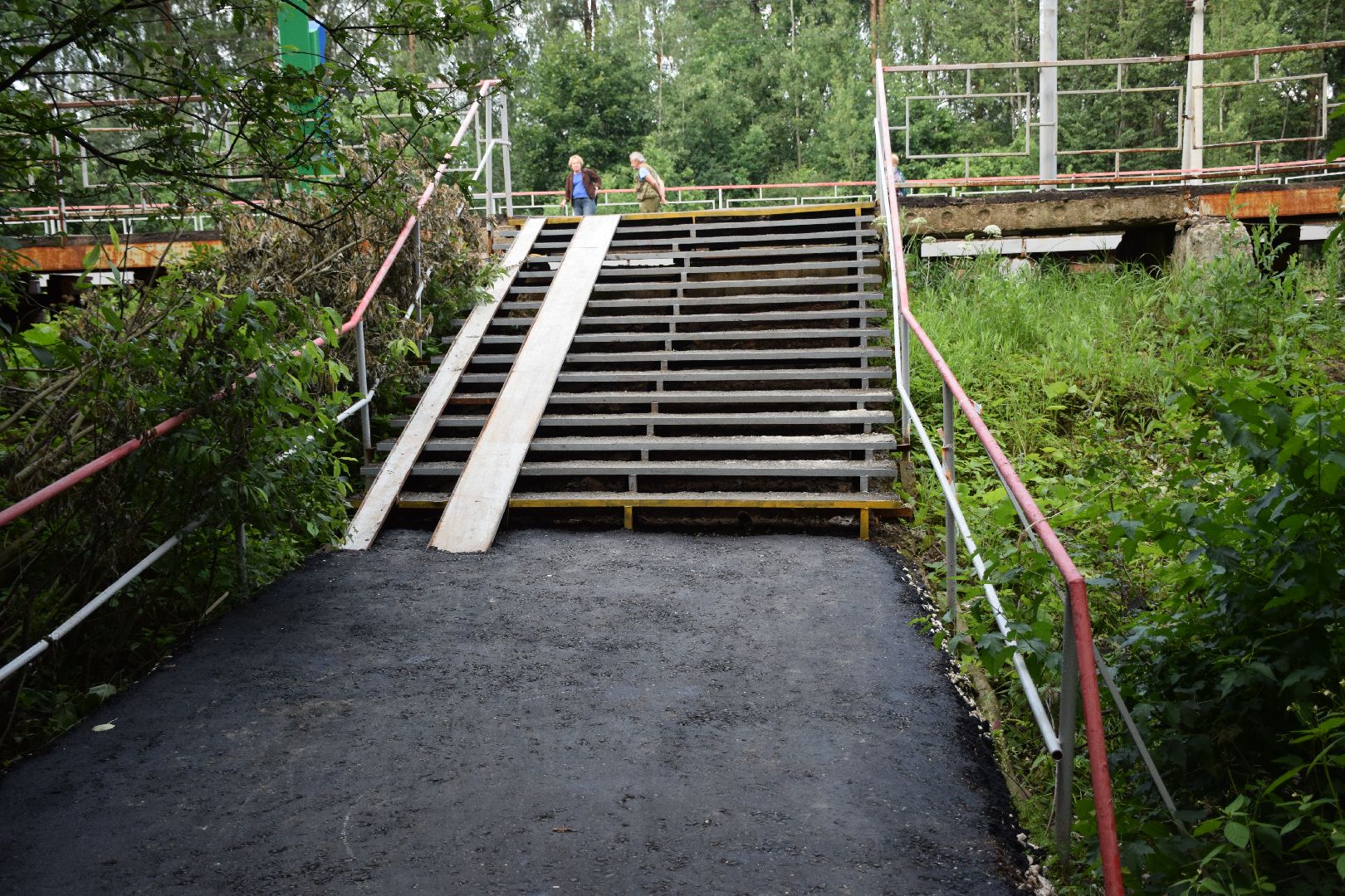 Павловский Посад, городской округ Павловский Посад, Назарьево, станция, тротуар, асфальт, благоустройство