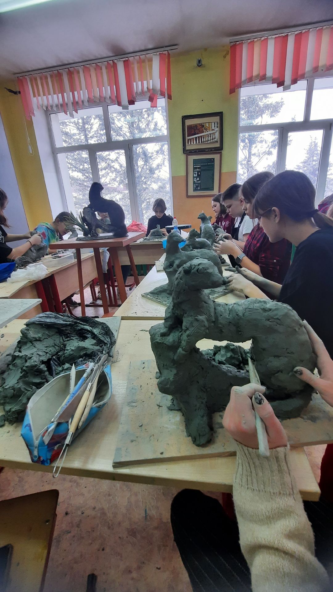 Наро-фоминск, школа искусств, художественная школа, конкурс, лепка, скульптура, дети, глина, детский конкурс,