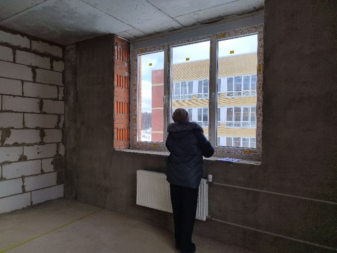 Истра, новостройка, строительство домов, люди