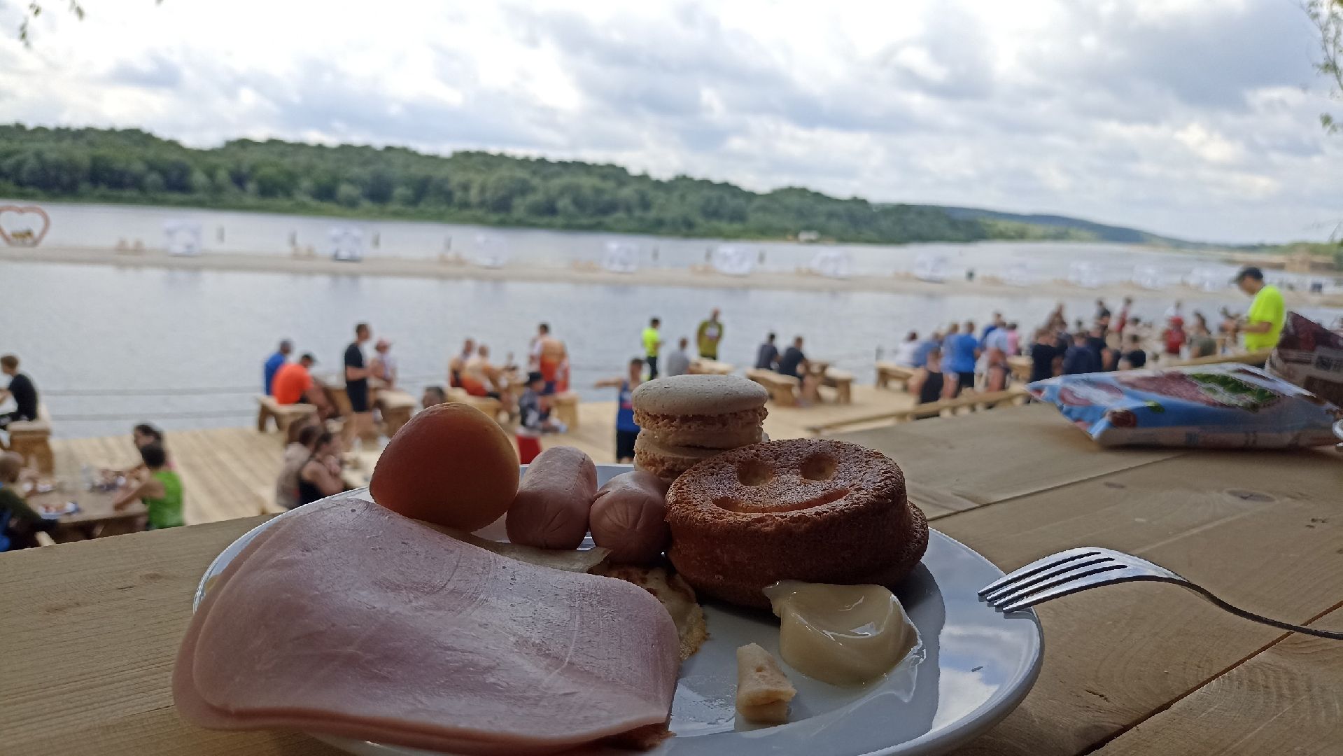 Серпухов, Подмосковье, Бокс забег, спорт, новый пляж на Оке