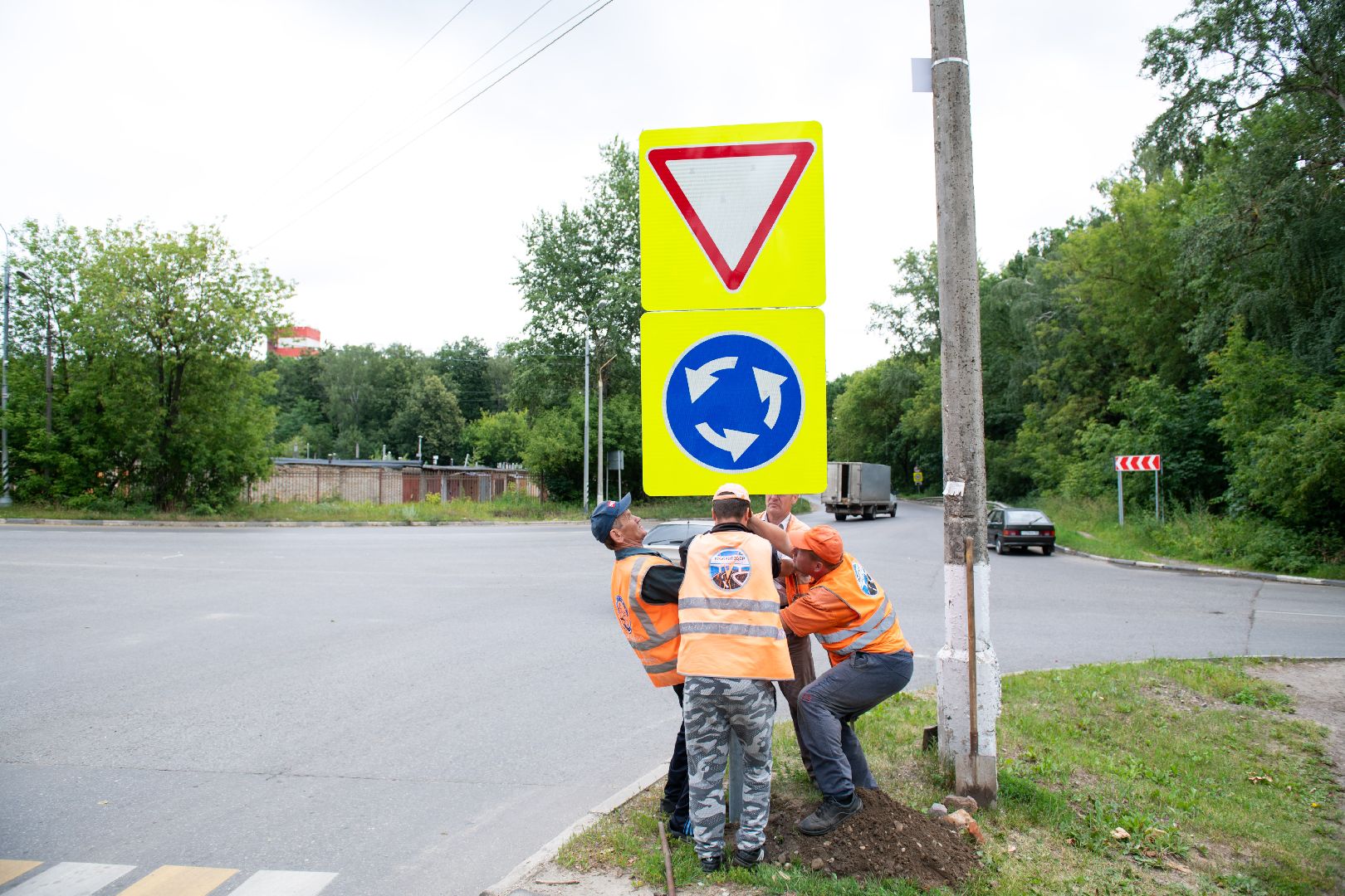 лыткарино, транспорт, дороги, круговое движение,