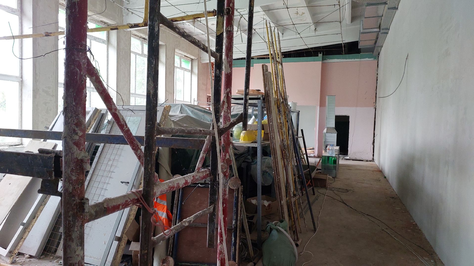 школа, раздевалки, строительство, серпухов, образование,