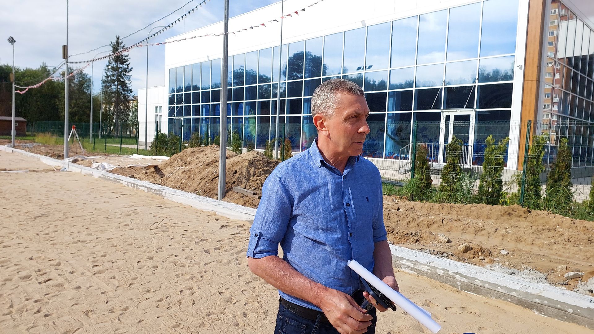 спорт, роллердром, серпухов, парк питомник, строительство, русский медведь,