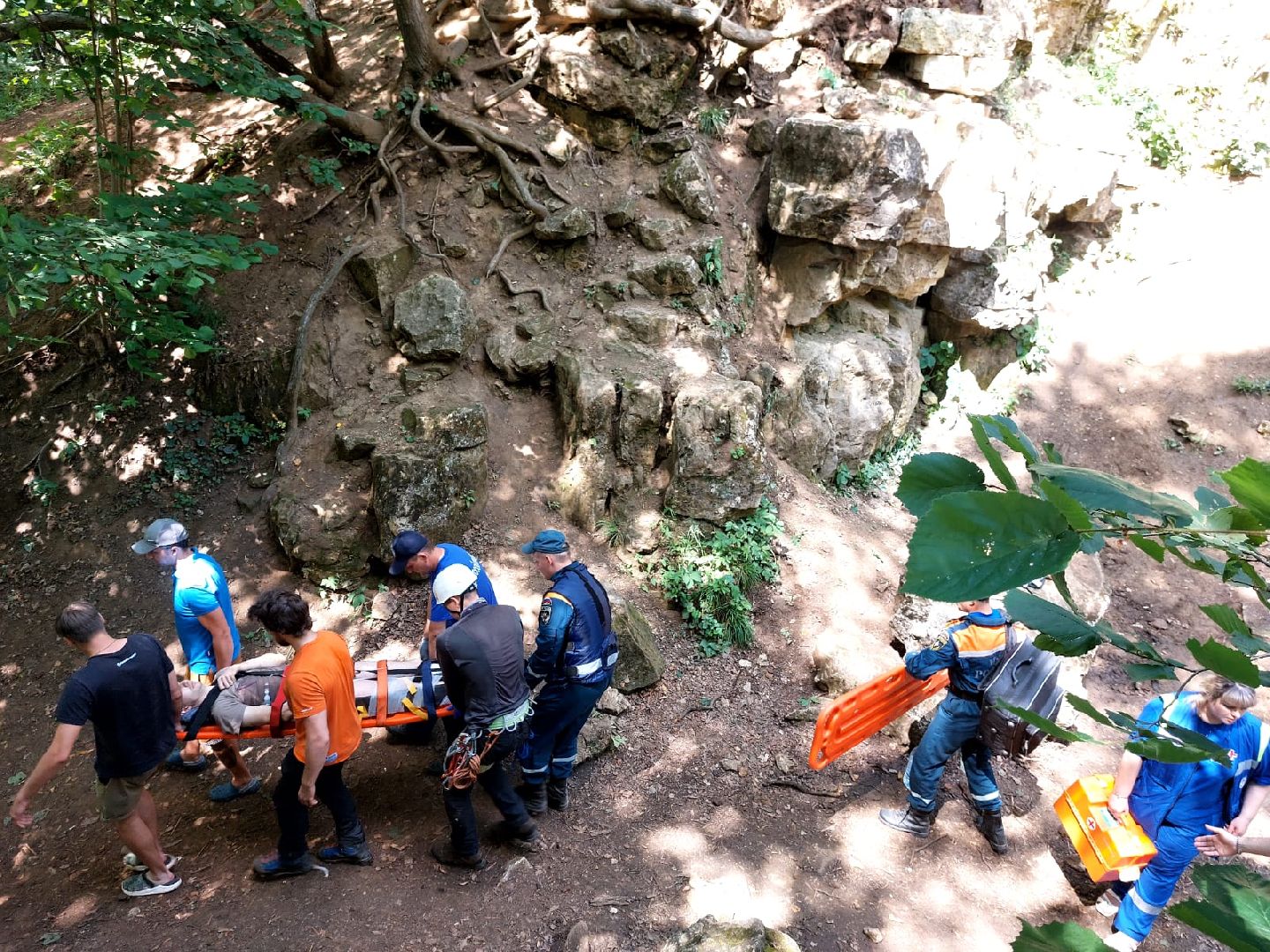 Рузский округ, альпинист, спасатели, происшествие, мособлпожспас,