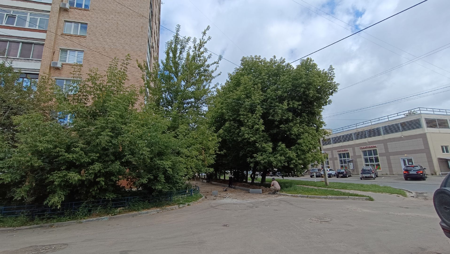 Лобня, двор, благоустройство