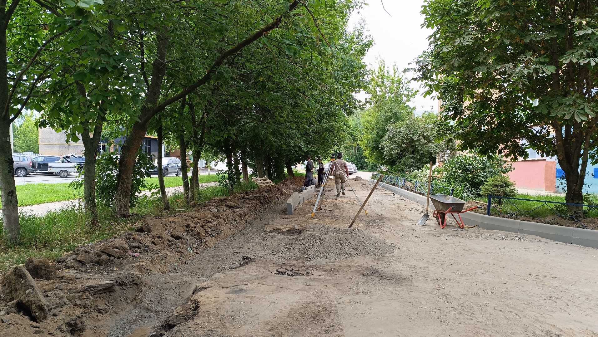 Лобня, двор, благоустройство