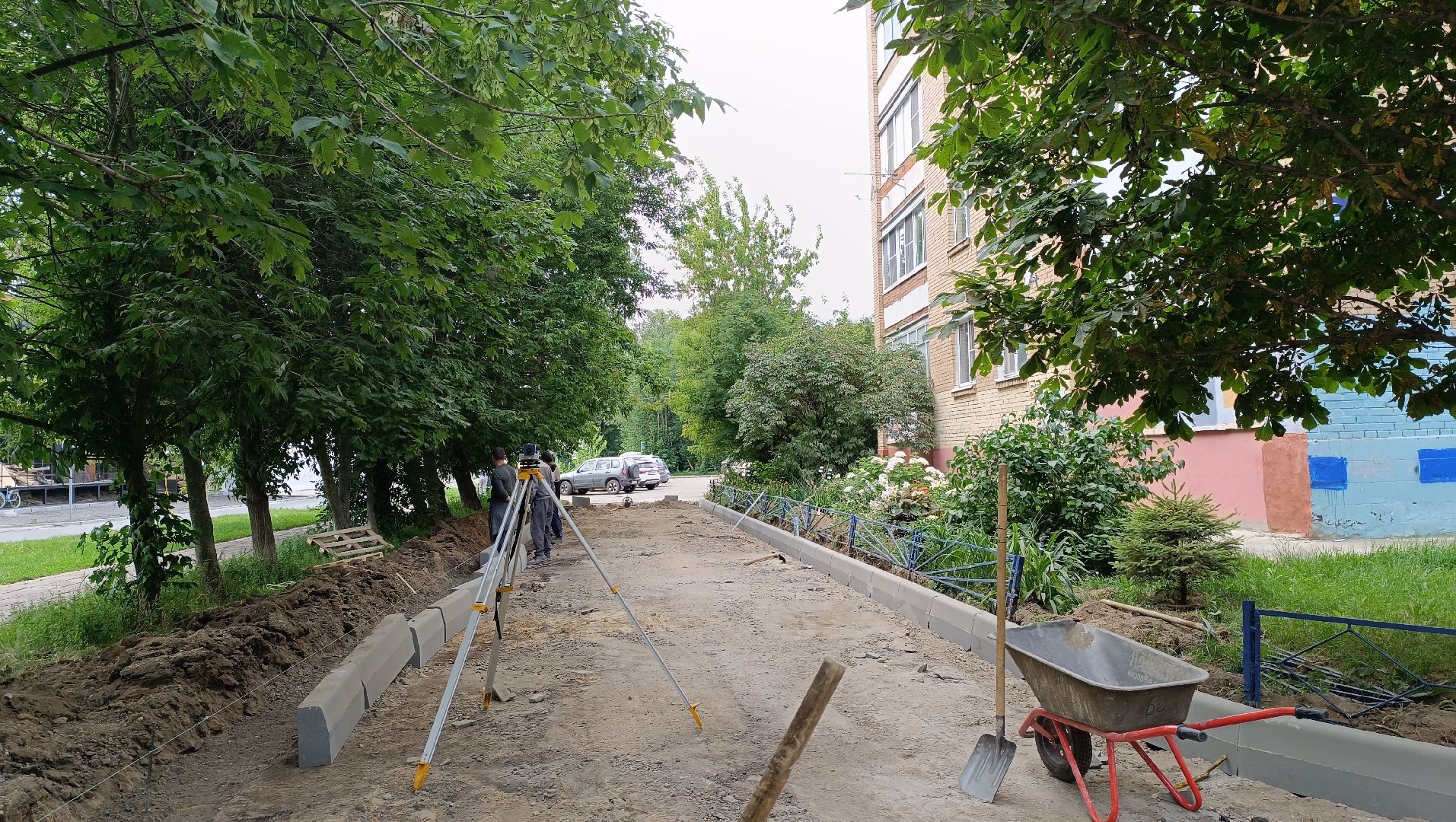 Лобня, двор, благоустройство