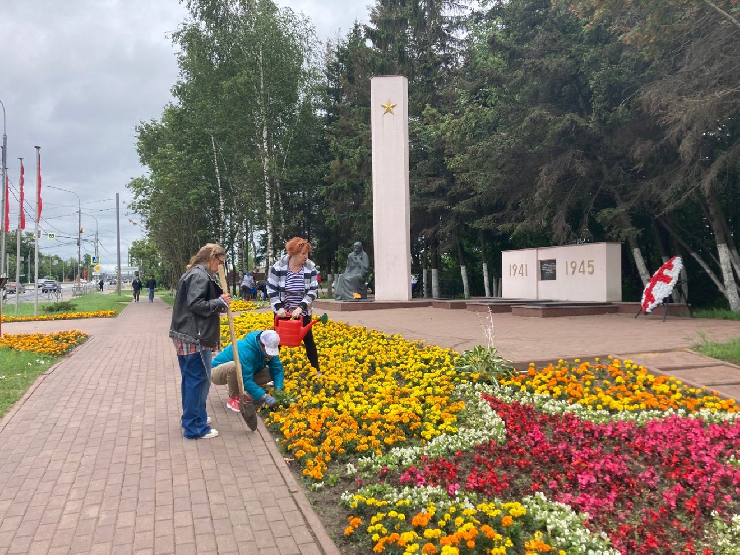 Солнечногорск, активное долголетие, монумент, ВОВ, акция