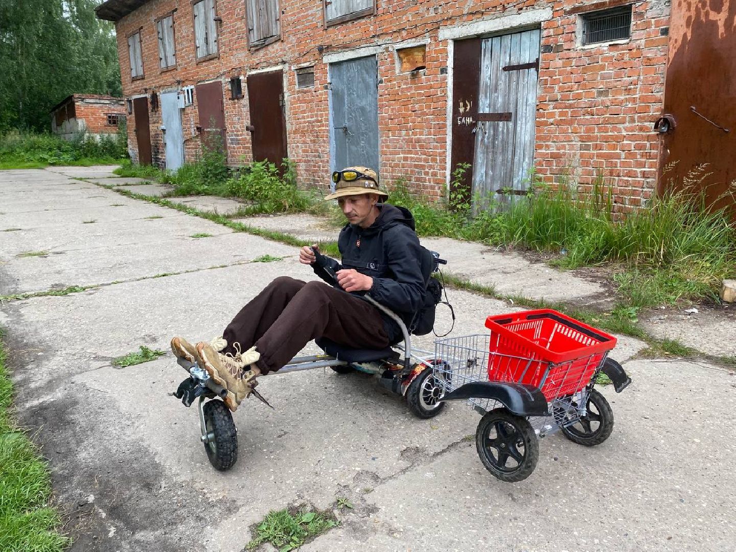Чехов, сельский умелец, изобретатель, эко-транспорт, пенсионеры, дети