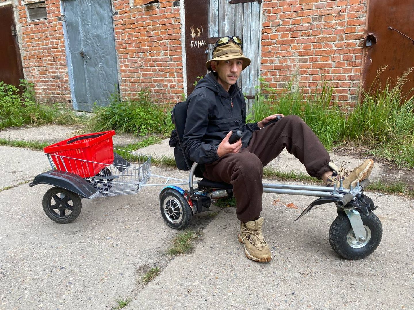 Чехов, сельский умелец, изобретатель, эко-транспорт, пенсионеры, дети