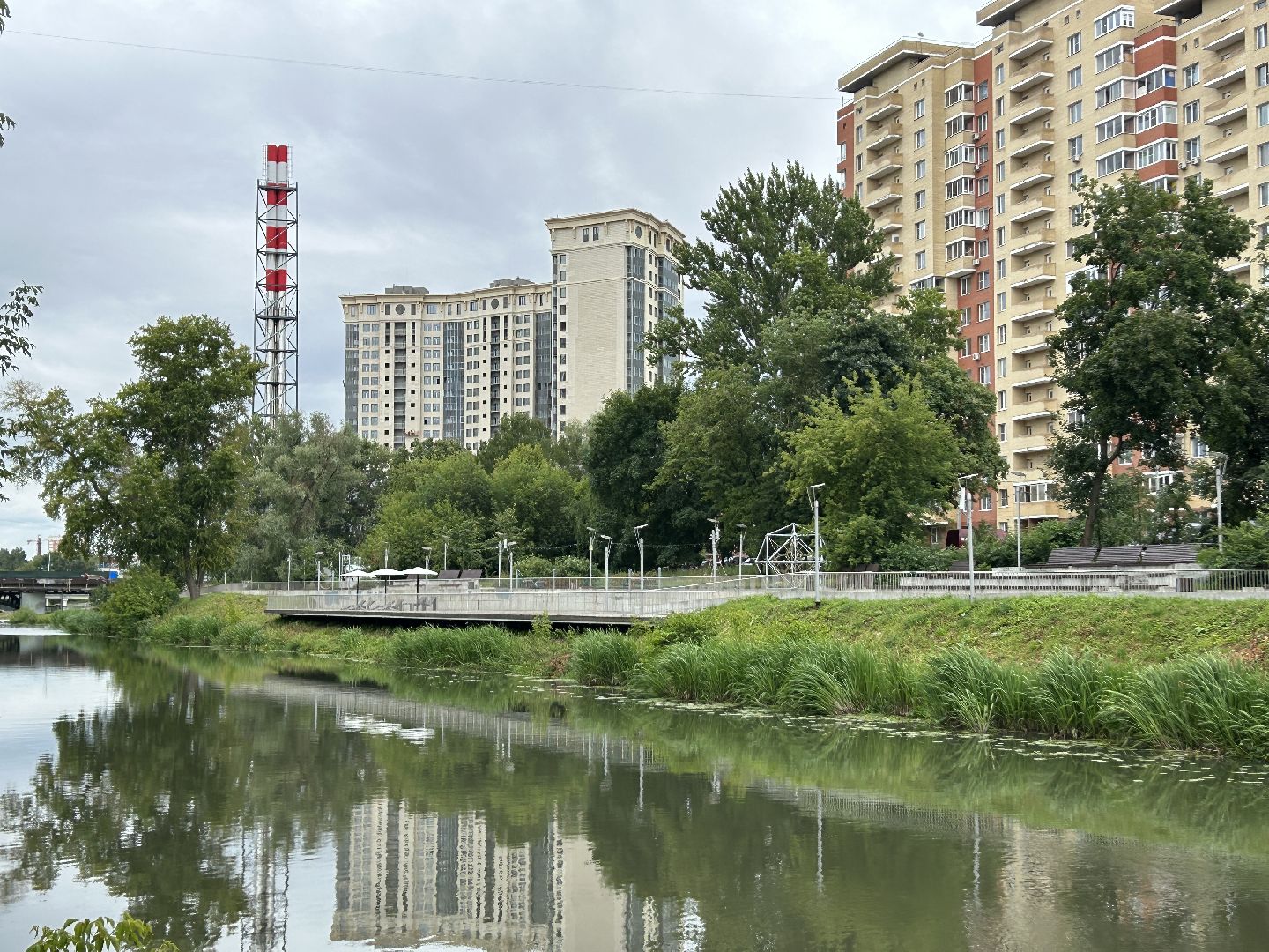 благоустройство, набережная, Щёлково