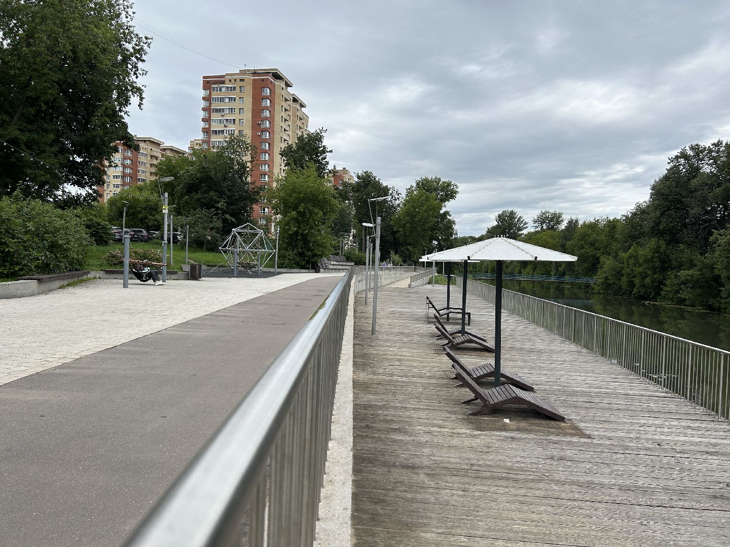 благоустройство, набережная, Щёлково