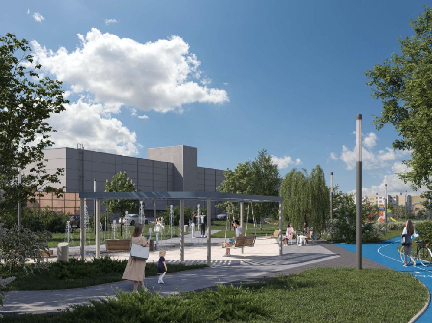 благоустройство, сквер, Щёлково