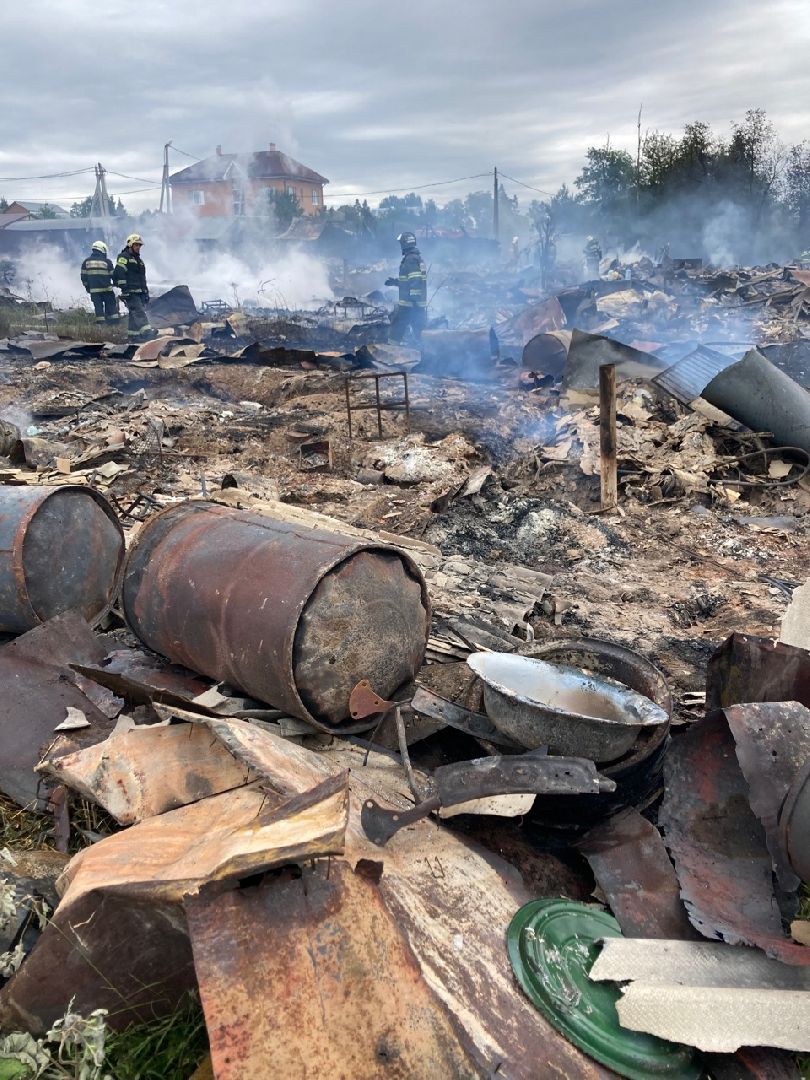 Солнечногорск, пожар, Кривцово, МЧС, ЧП