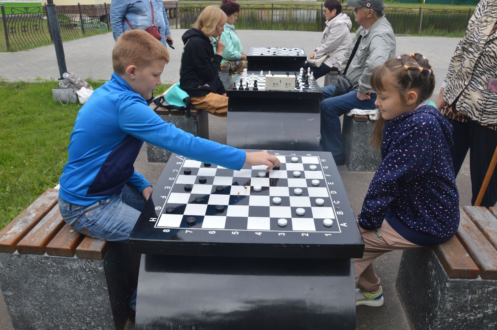 Шатура, парк, шахматы, Активное долголетие