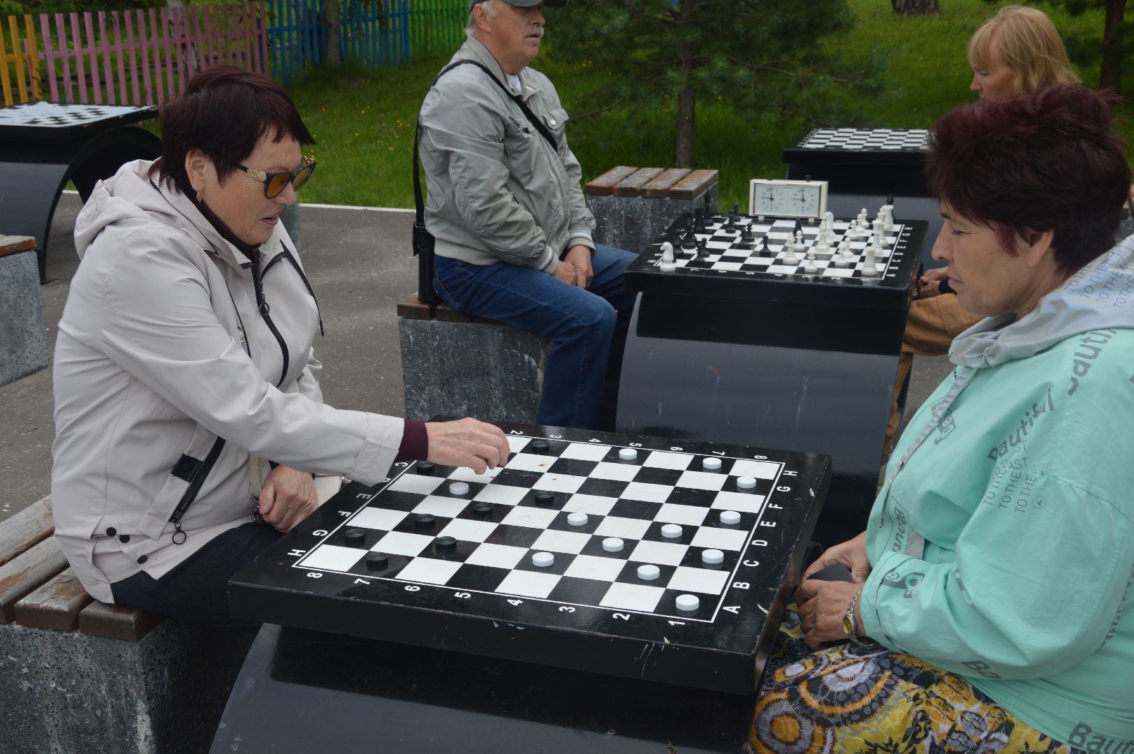 Шатура, парк, шахматы, Активное долголетие