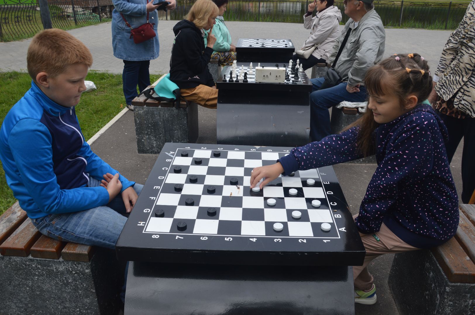 Шатура, парк, шахматы, Активное долголетие