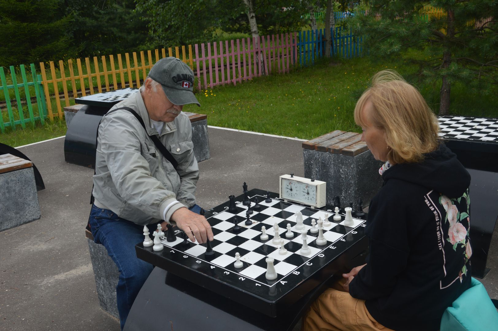 Шатура, парк, шахматы, Активное долголетие