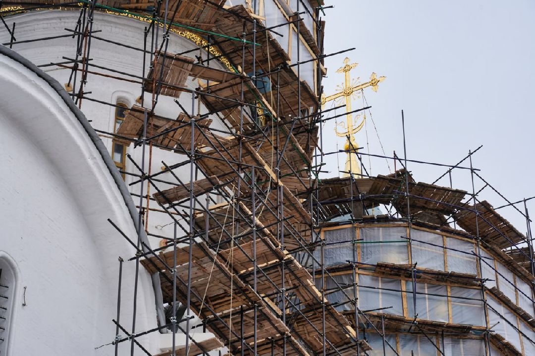 Сергиев Посад, Сергиево-Посадский городской округ, Троице-Сергиева Лавра, Успенский собор, Реставрация, ЮНЕСКО