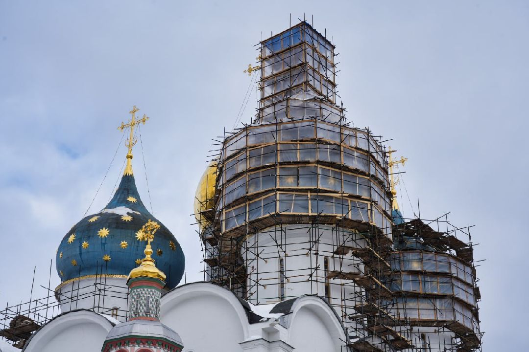 Сергиев Посад, Сергиево-Посадский городской округ, Троице-Сергиева Лавра, Успенский собор, Реставрация, ЮНЕСКО