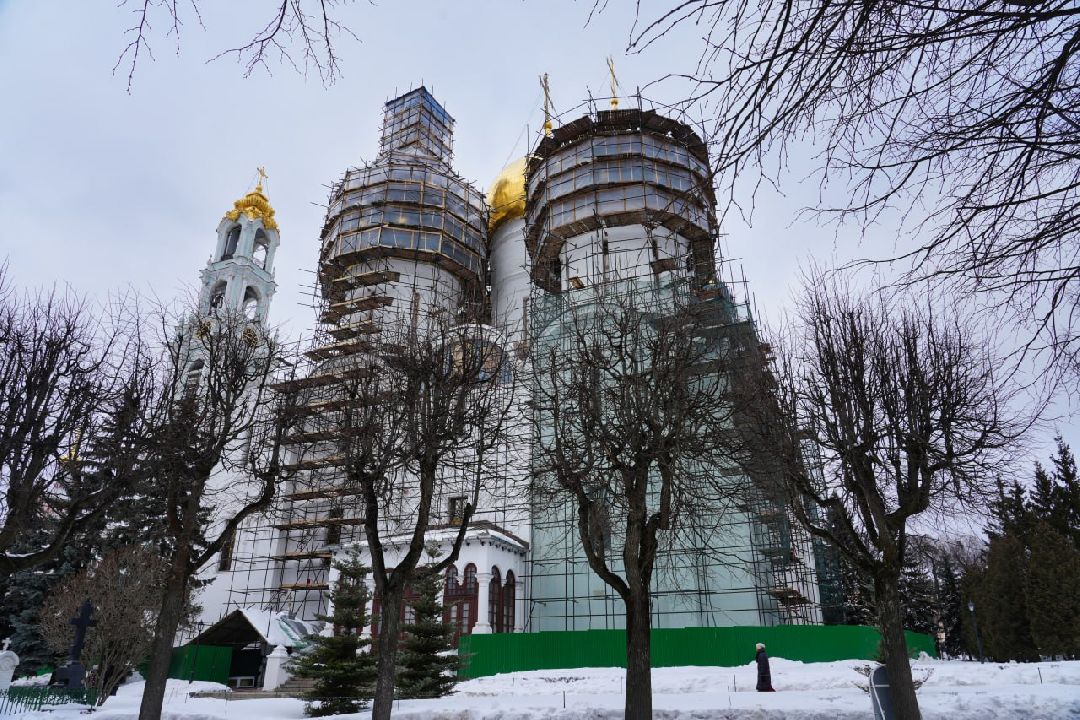 Сергиев Посад, Сергиево-Посадский городской округ, Троице-Сергиева Лавра, Успенский собор, Реставрация, ЮНЕСКО