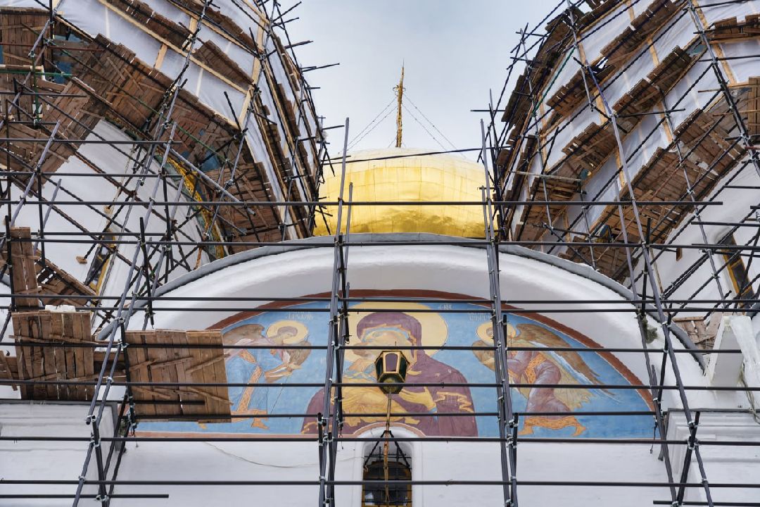 Сергиев Посад, Сергиево-Посадский городской округ, Троице-Сергиева Лавра, Успенский собор, Реставрация, ЮНЕСКО