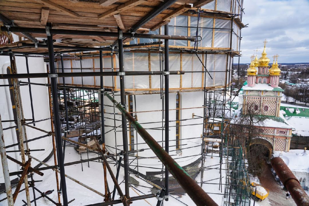 Сергиев Посад, Сергиево-Посадский городской округ, Троице-Сергиева Лавра, Успенский собор, Реставрация, ЮНЕСКО