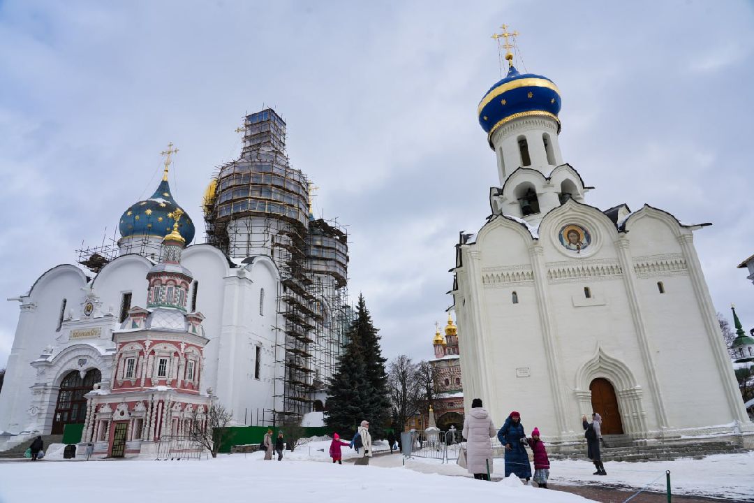 Сергиев Посад, Сергиево-Посадский городской округ, Троице-Сергиева Лавра, Успенский собор, Реставрация, ЮНЕСКО
