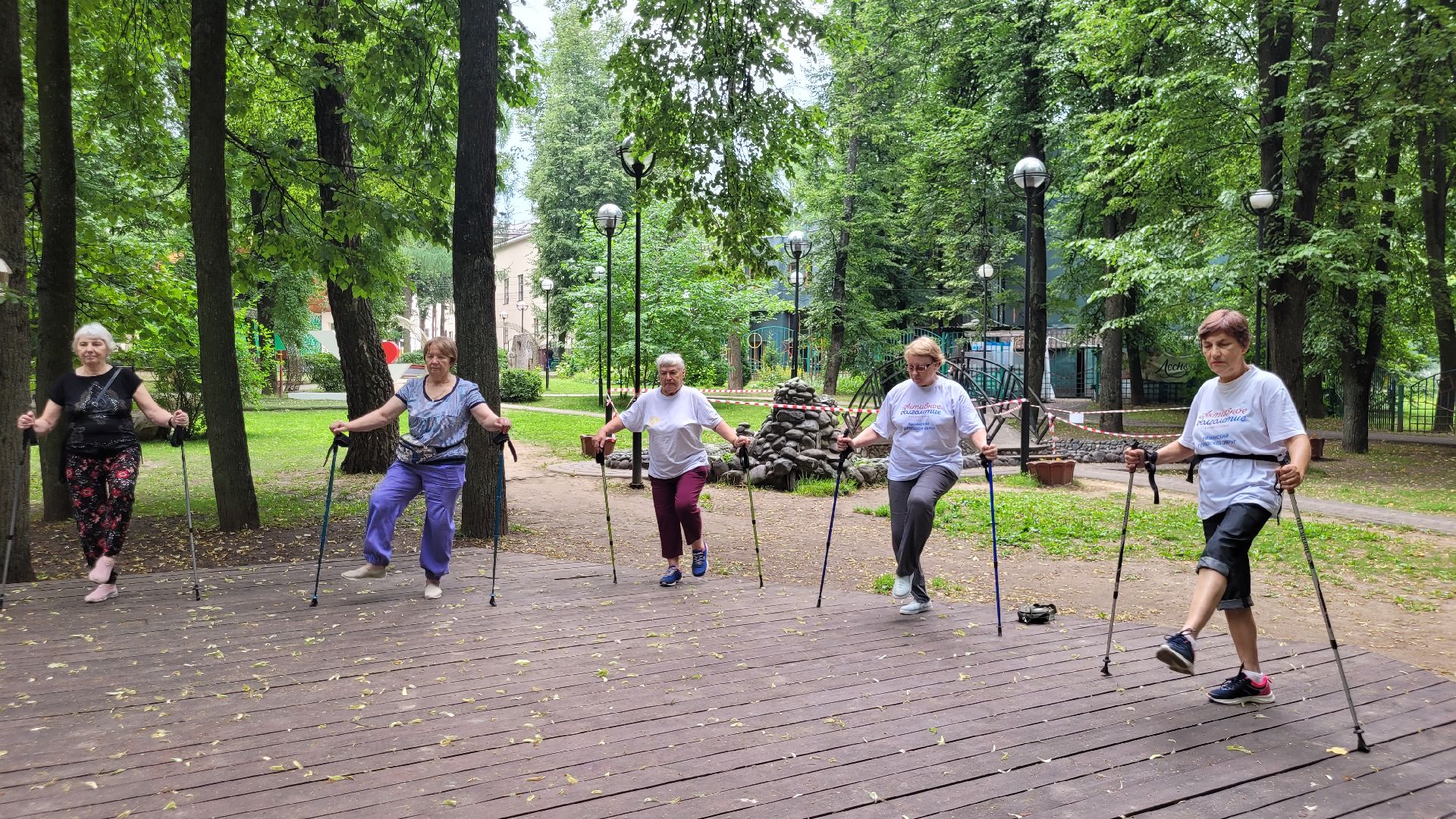 активное долголетие; скандинавская ходьба; здоровье; видное