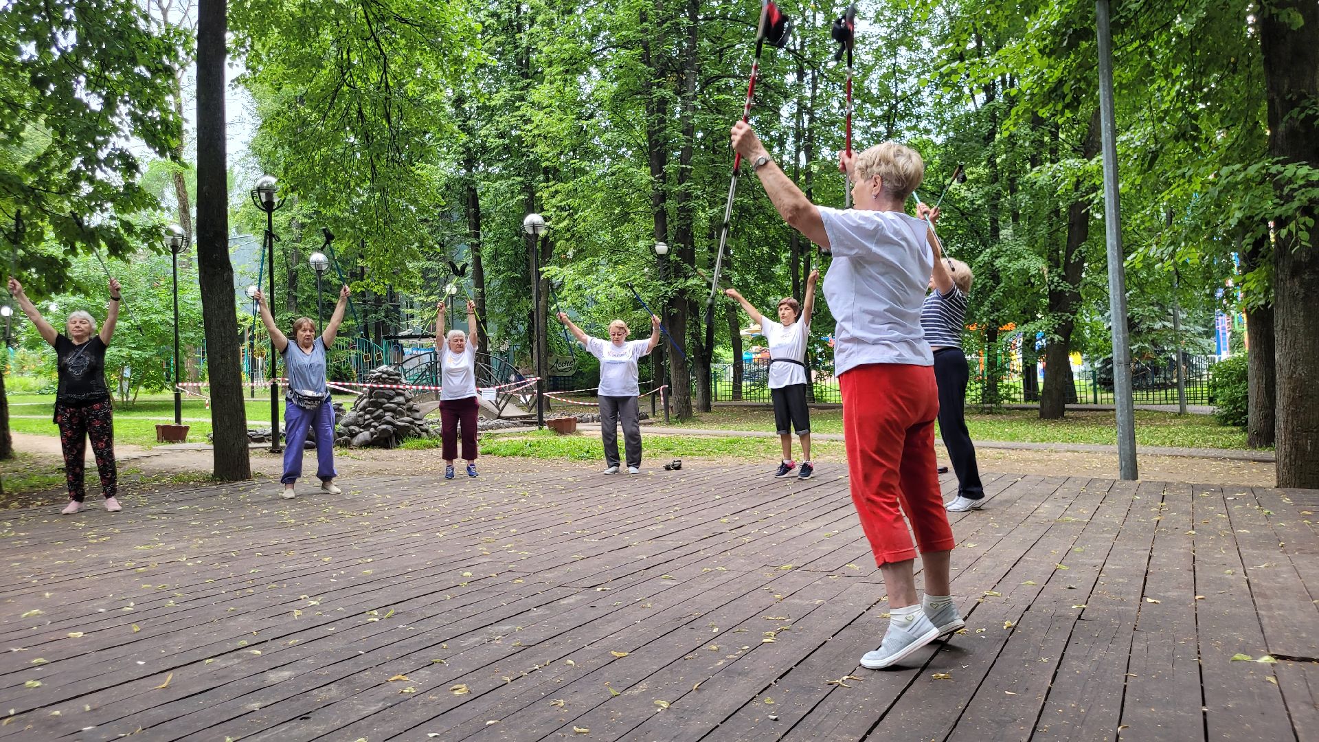 активное долголетие; скандинавская ходьба; здоровье; видное