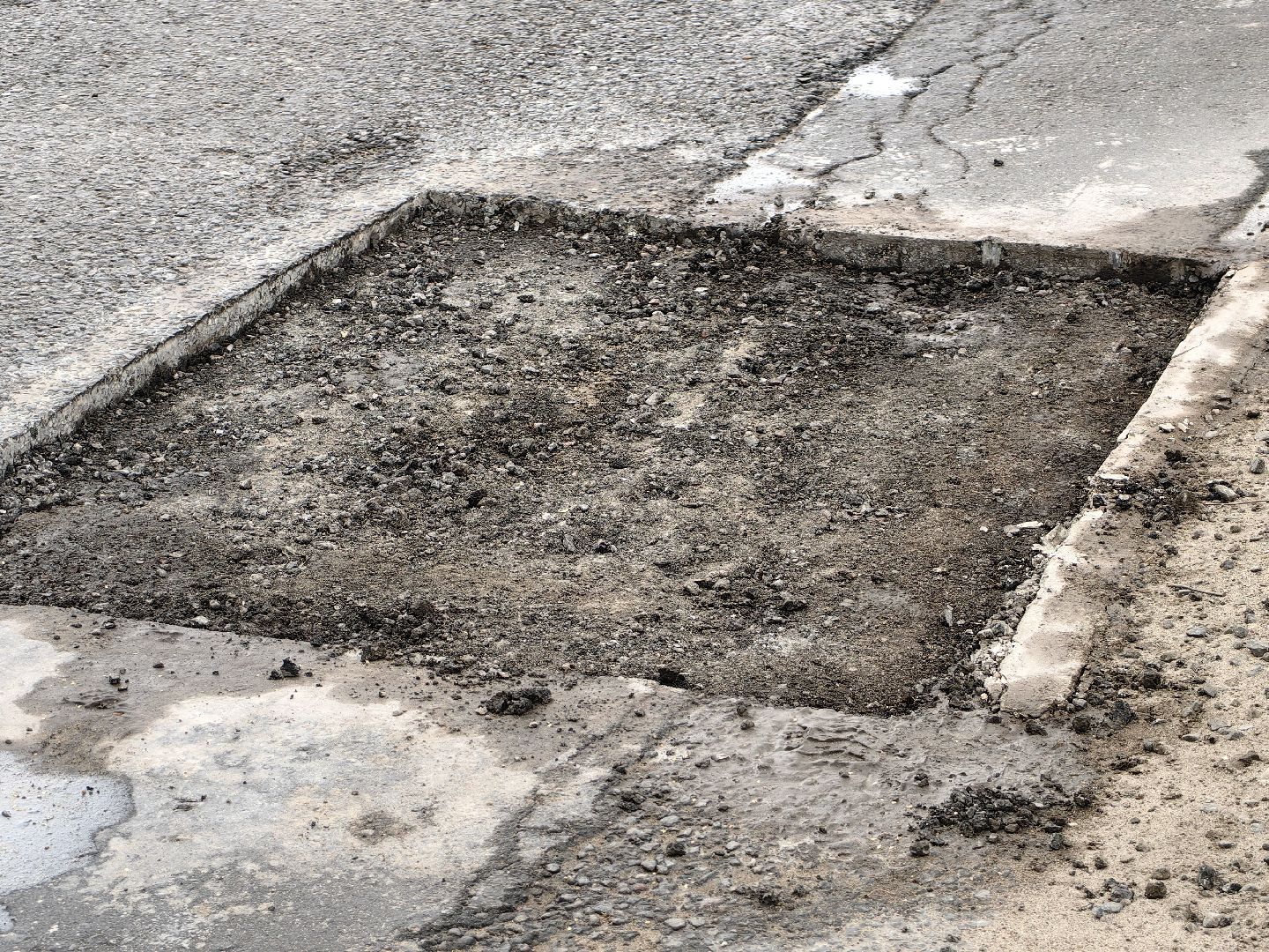 Асфальт, ремонт, ямы, дорога