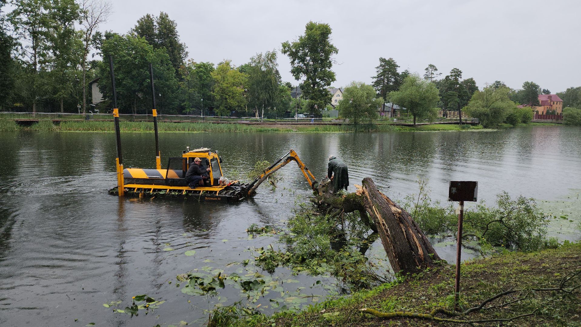 Немчиновка, пруд, Минэкологии, администрация, очистка, одинцово,