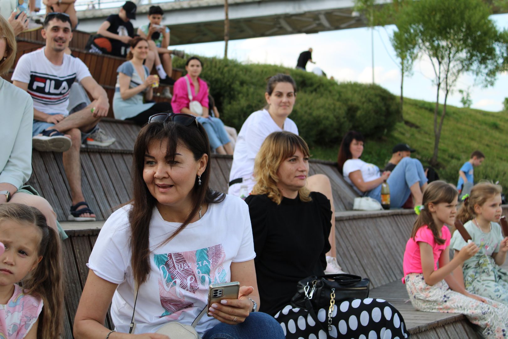 концерт, набережная, лето в подмосковье,танцы,культура