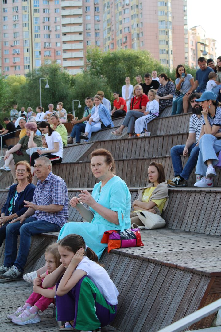концерт, набережная, лето в подмосковье,танцы,культура