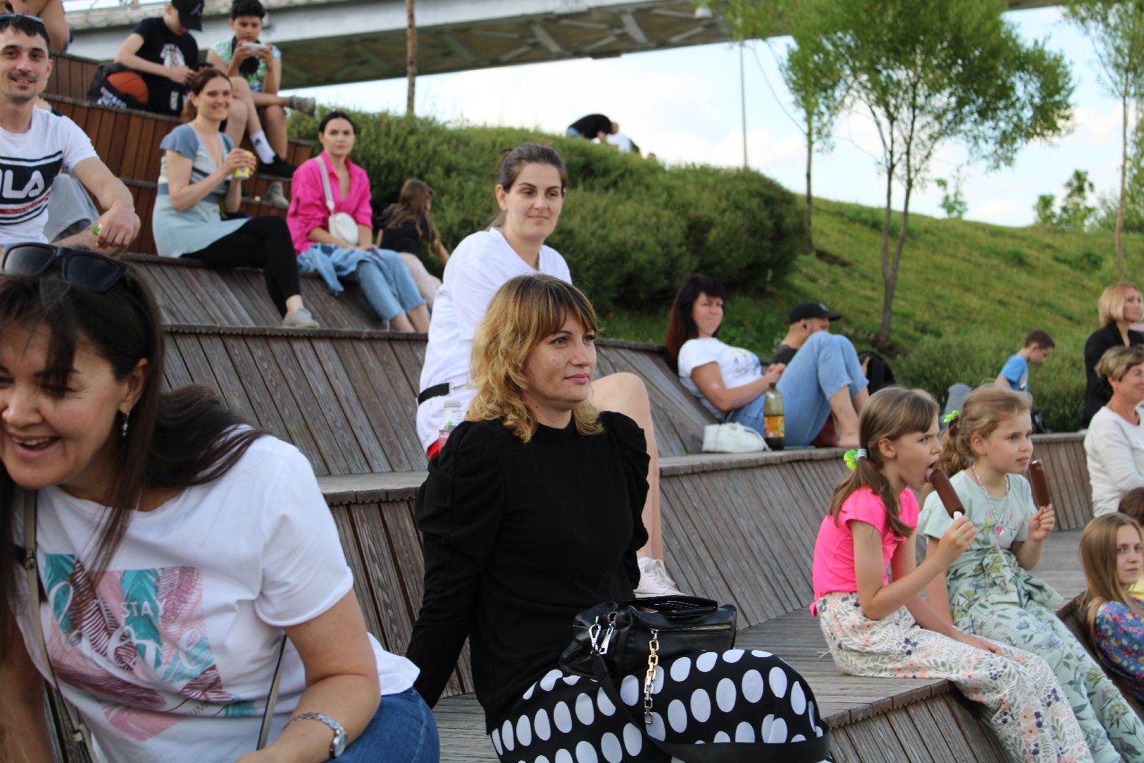 концерт, набережная, лето в подмосковье,танцы,культура