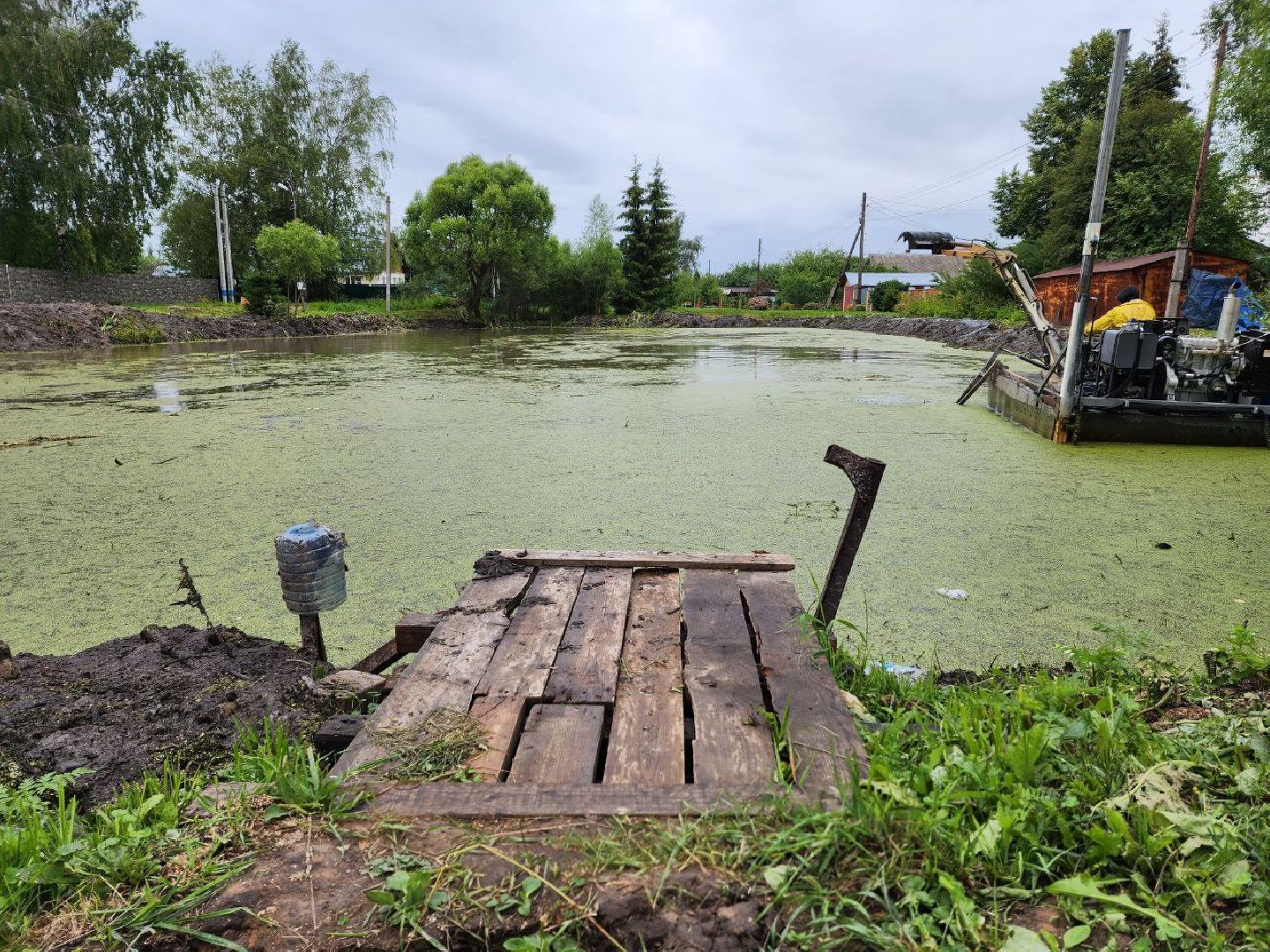 Дмитров, Очистка пруда, Минблаго МО