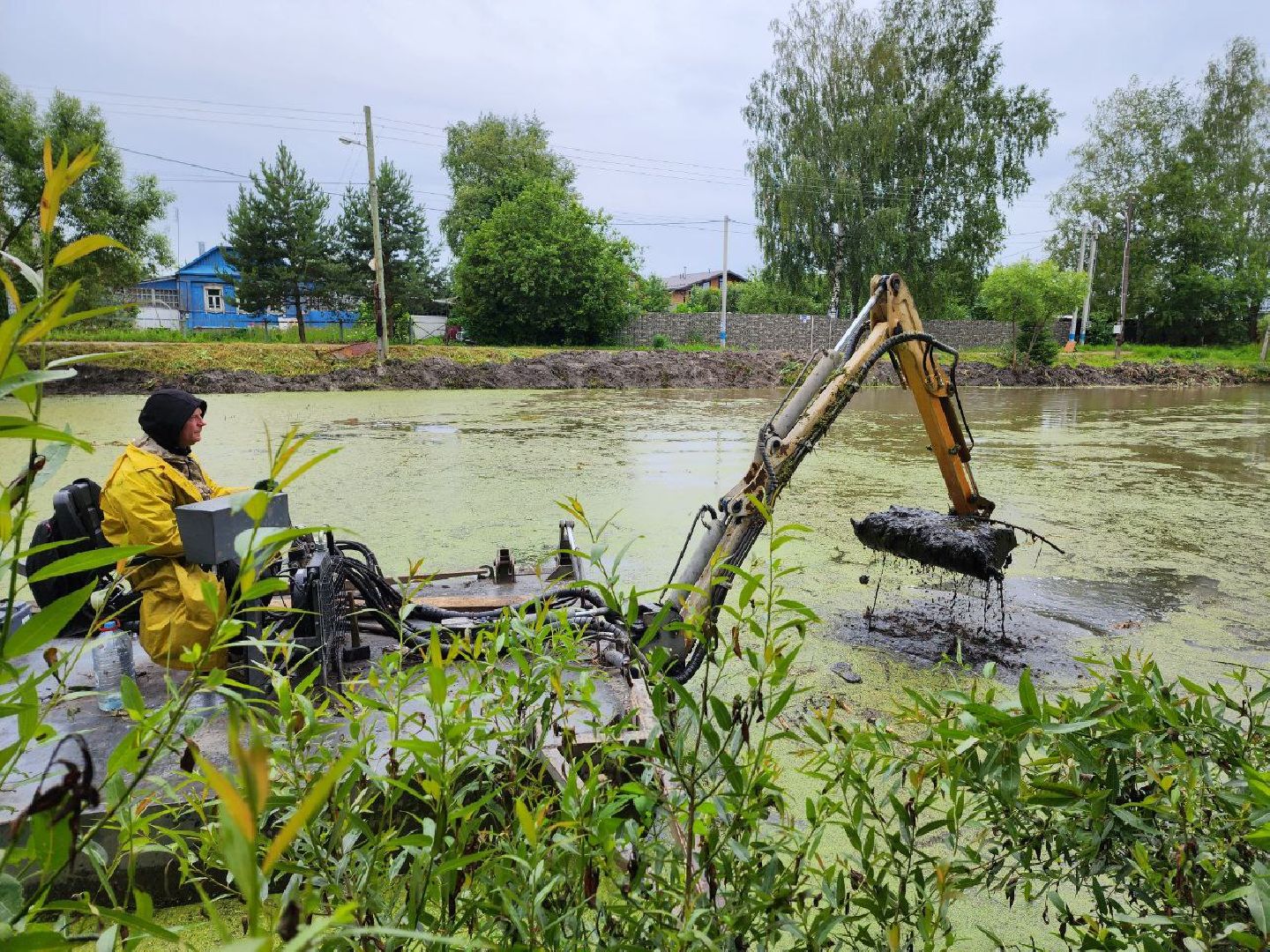 Дмитров, Очистка пруда, Минблаго МО