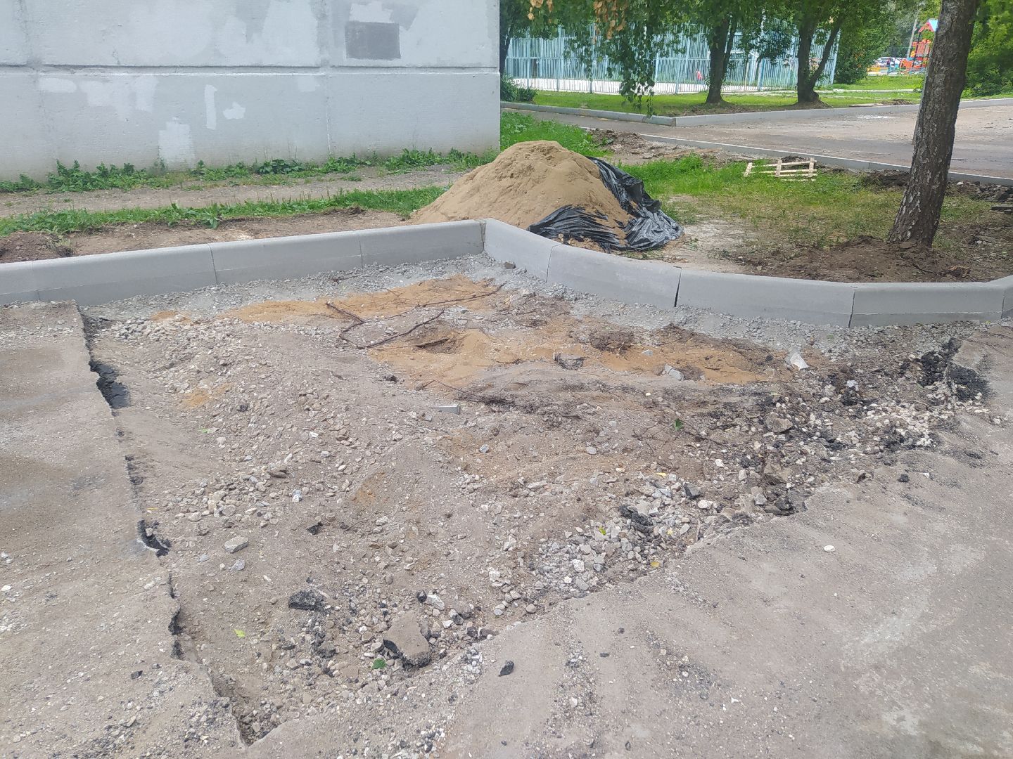 Благоустройство, асфальт, перемены, Дедовск