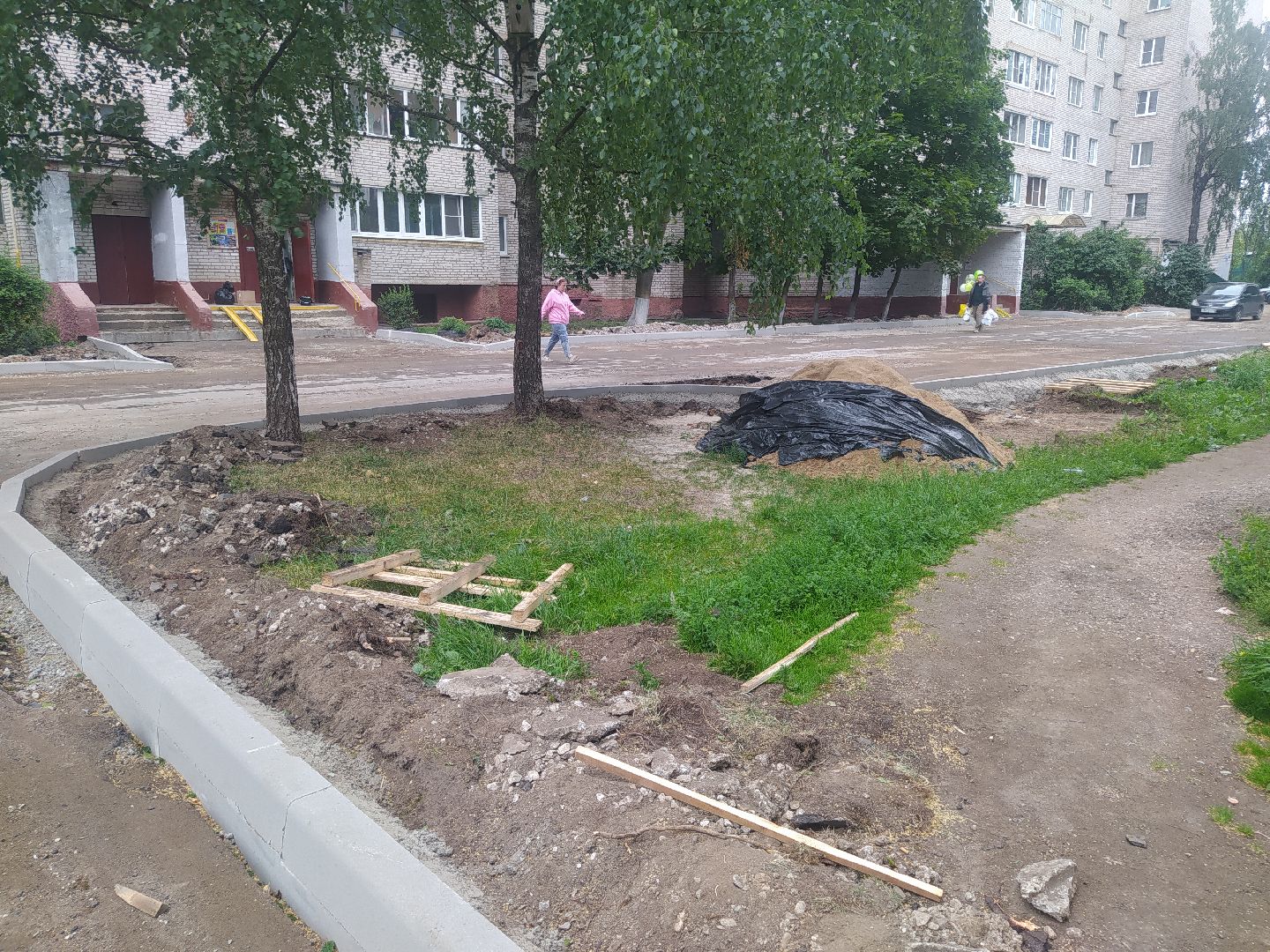 Благоустройство, асфальт, перемены, Дедовск