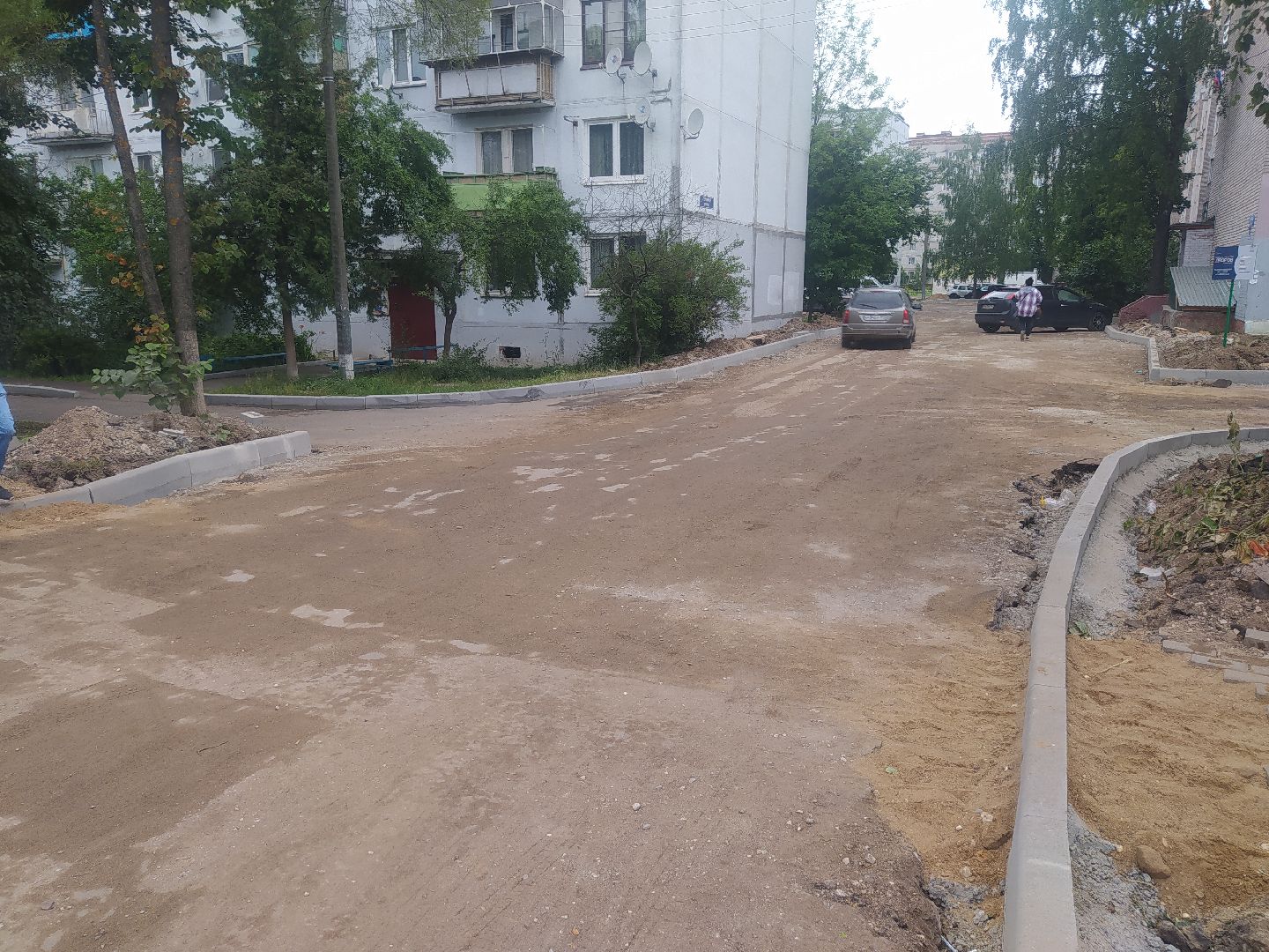 Благоустройство, асфальт, перемены, Дедовск