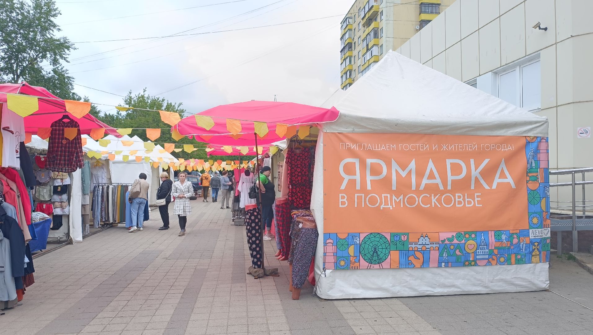 Лобня, ярмарка, покупки