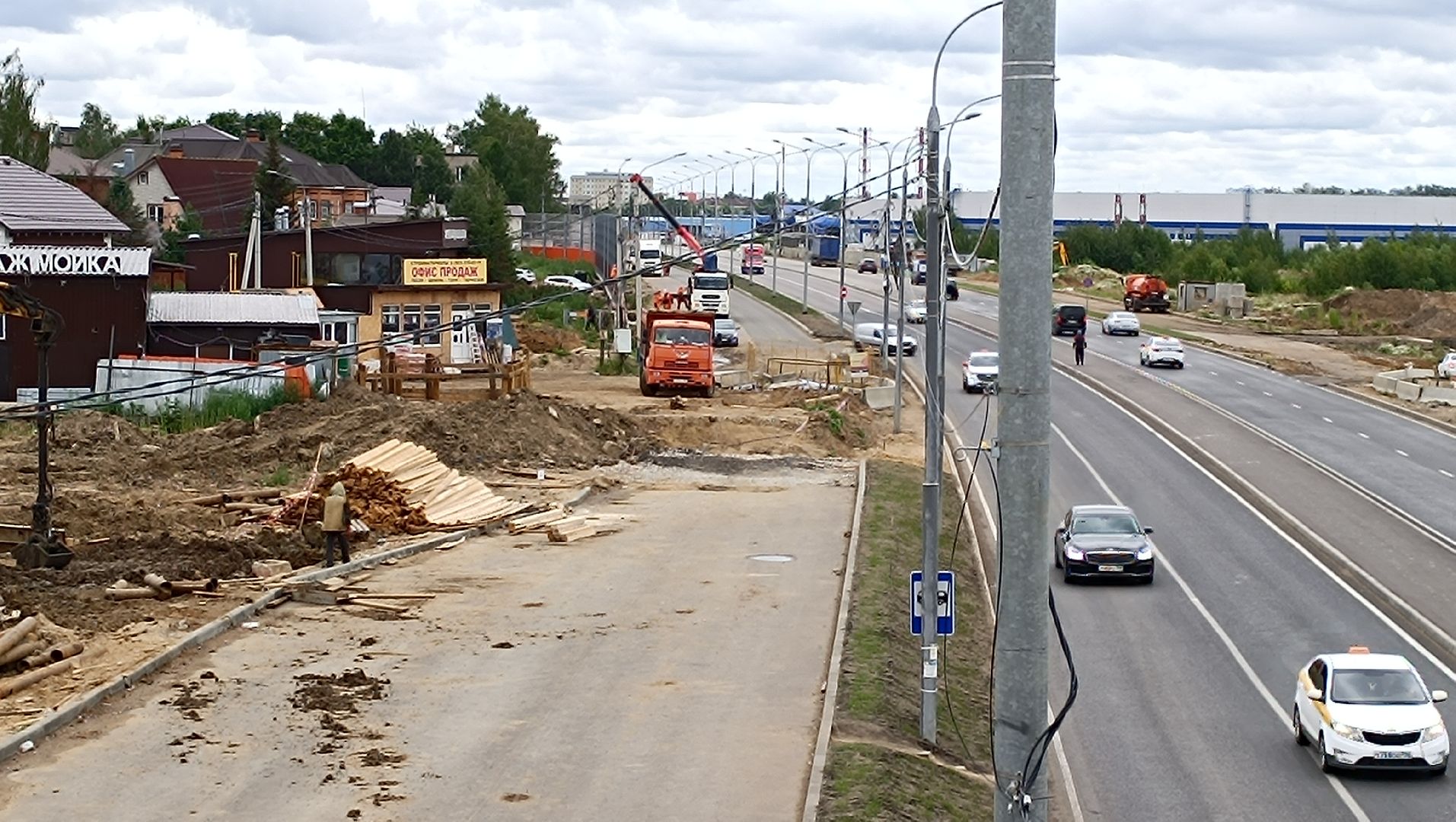 Лобня, вода, дороги