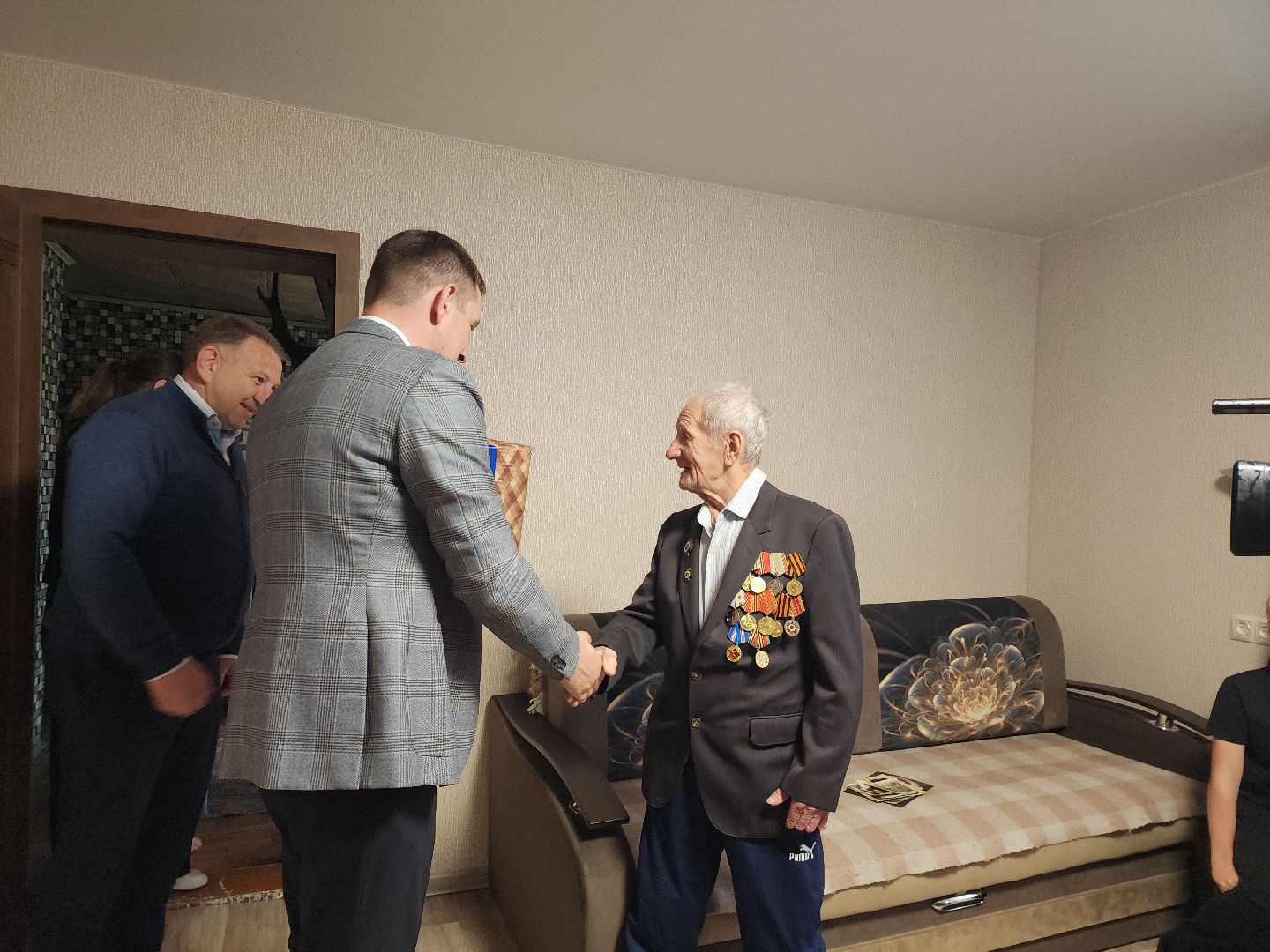 Павловский посад, городской округ Павловский Посад, люди, ветеран, поздравление, день рождения