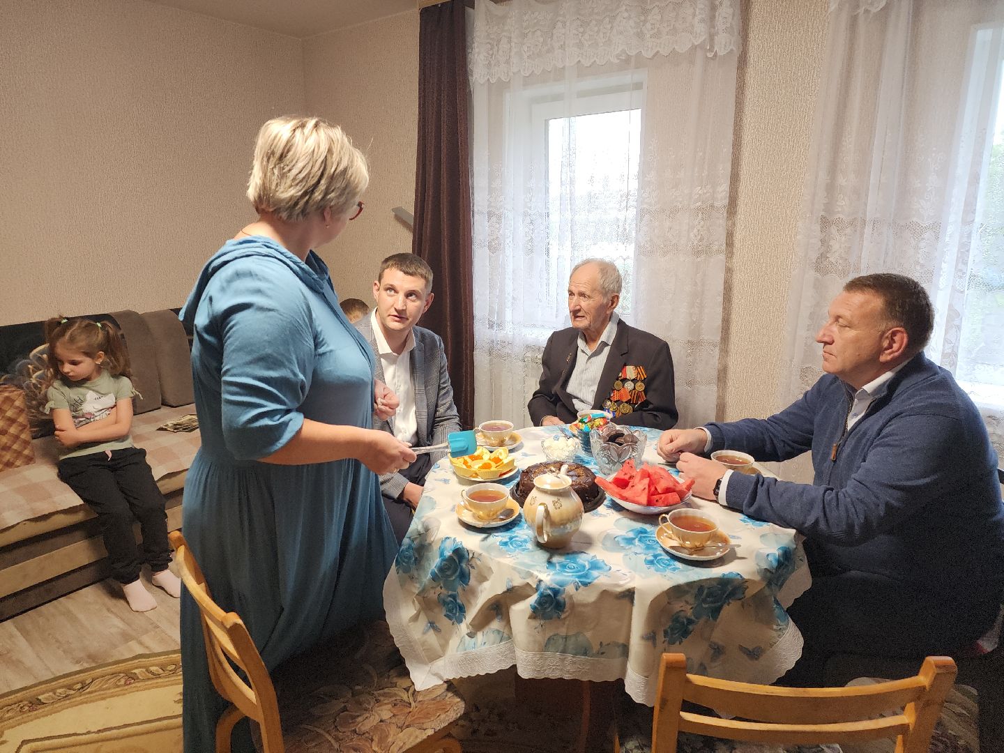 Павловский посад, городской округ Павловский Посад, люди, ветеран, поздравление, день рождения