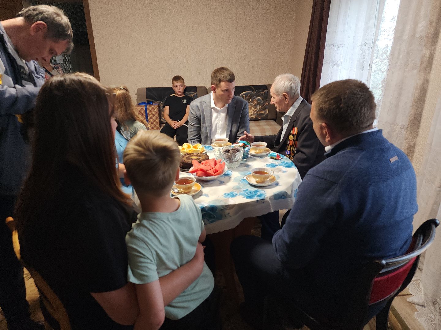 Павловский посад, городской округ Павловский Посад, люди, ветеран, поздравление, день рождения