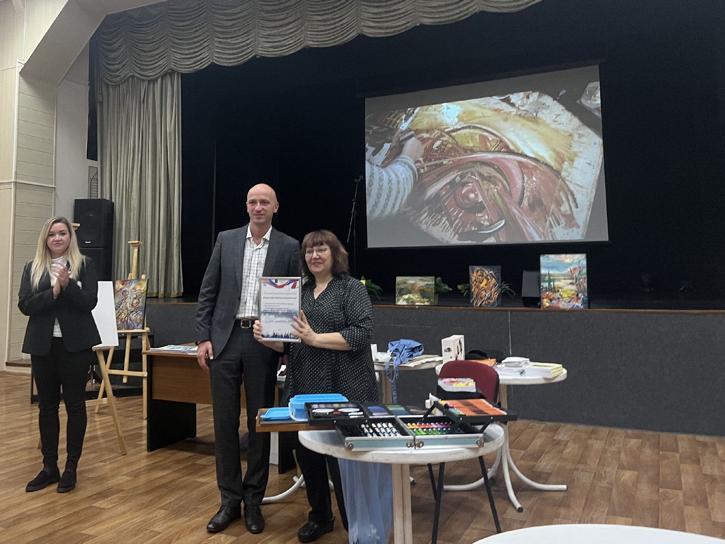 Химки, Активное долголетие, мастер-класс, художник, рисование