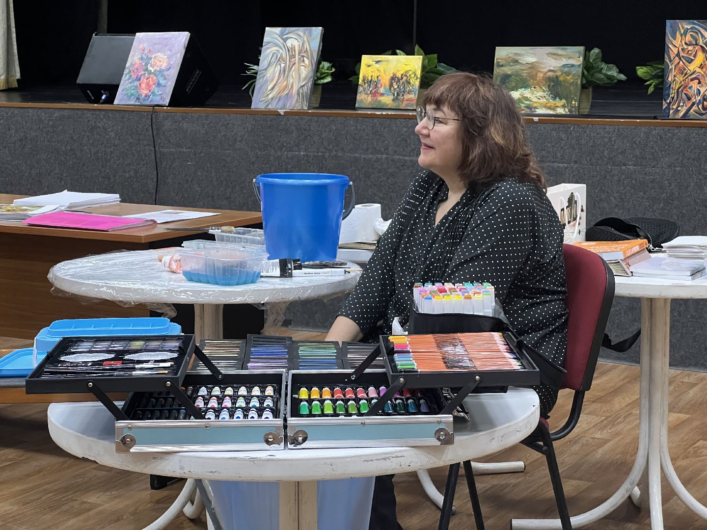 Химки, Активное долголетие, мастер-класс, художник, рисование