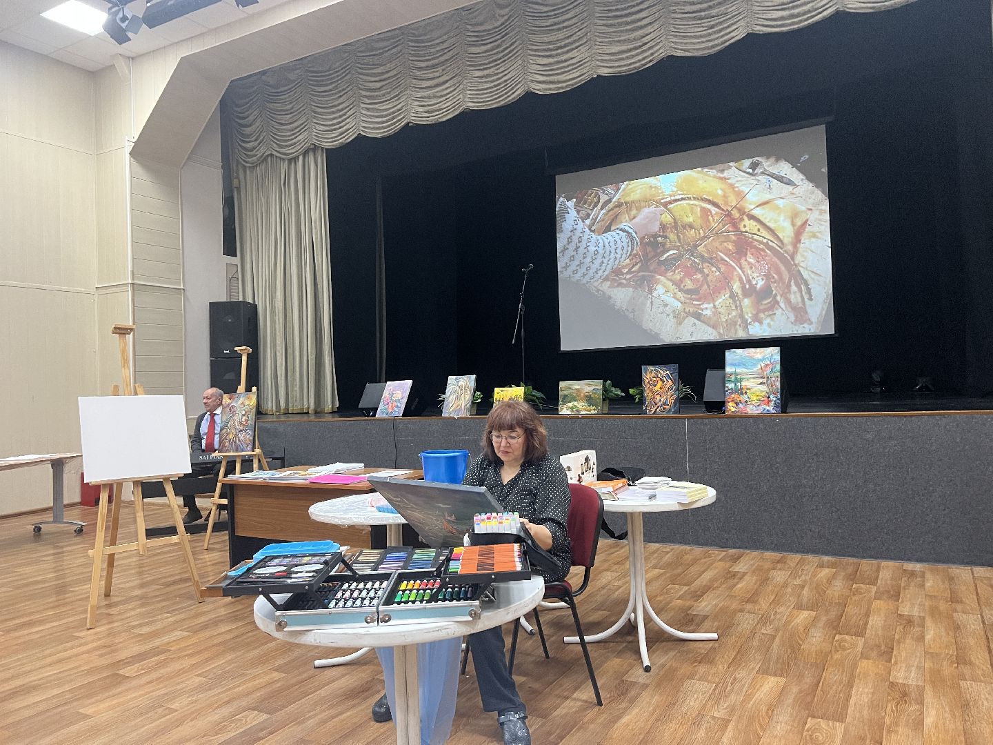 Химки, Активное долголетие, мастер-класс, художник, рисование